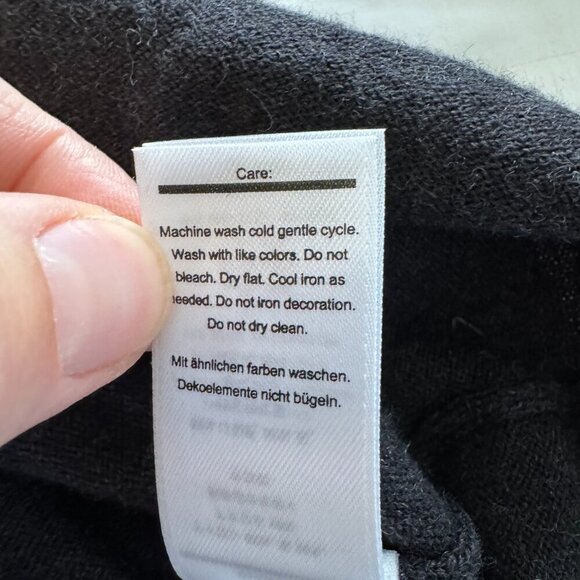 Smartwool Bell Sleeve Crew Neck Sweater Charcoal Heather - Picture 6 of 11